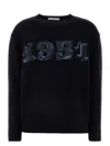 Max Mara Black Wool Blend Plata Sweater