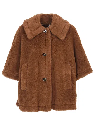 Max Mara Women Wool Buttoned Cape