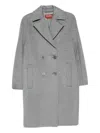 Max Mara Double-breasted Wool Coat In Multi