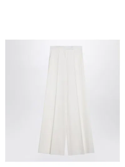 MAX MARA WOMEN'S WOOL GABARDINE TROUSERS