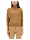 Max Mara Wool Jersey. In Beige
