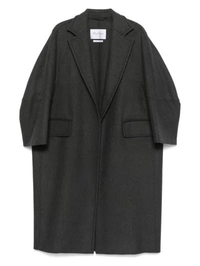 Max Mara Women's Wool Long Coat In Grey
