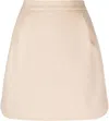 Max Mara Bobbio High-waisted Skirt In Beige