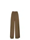 Max Mara Maxmara Women Ninfa - Wool Gabardine Trousers