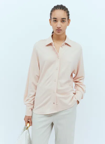 Max Mara Women Wool Shirt In Pink