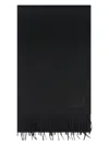 Max Mara Wsdalia Cashmere Scarf In Black