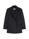 Max Mara Zibeline Camel Olimpia Jacket In Blue