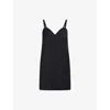 Max Mara Maxmara Women Elam - Pinstripe Wool Cloth Dress In Black