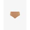 Max Mara Womens Hazelnut Brown Samara High-rise Bikini Bottoms In Brown