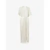 Max Mara Womens Zarelia Fringed Knitted Vest Ivory