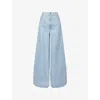 Max Mara Womens  Affari Wide-leg Denim Jeans