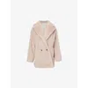 Max Mara Cuba Teddy Coat In Beige