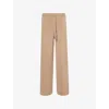 Max Mara Womens Nocciola Rino Relaxed-fit Wide-leg Wool And Cashmere-blend Trousers In Nocciola