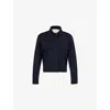Max Mara Womens  Talamo Cropped Relaxed-fit Stretch-wool Blend Blazer In Ultramarine