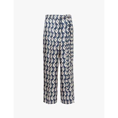 Max Mara Wide-leg Casual Pants In Black