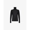 Max Mara Womens Saluto Turtleneck Wool Jumper Nero