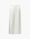 Max Mara Gary High-waist Wide-leg Trousers In White