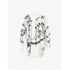 Max Mara Embroidered Wool And Cashmere Dress In White