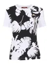 Max Mara Studio Floral Printed Crewneck T