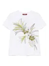 Max Mara Short-sleeved T-shirt In 白色
