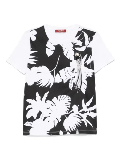 Max Mara Won T-shirt In Black