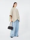 Max Mara Wool And Alpaca Cape In Neutral