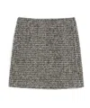 Max Mara Wool And Alpaca Mini Skirt In Gray