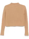 Max Mara Aloa Wool Cashmere Sweater In Neutrals