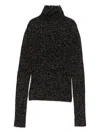 Max Mara Wool And Cachemire Turtleneck Sweater In Black