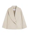 Max Mara Wool And Camel Jacket In Neutral