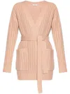 Max Mara Women's Wool And Cashmere Blend Cardigan In Powder