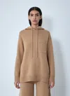 Max Mara Camel Drap Double Cloth Mina Short Jacket In Gold