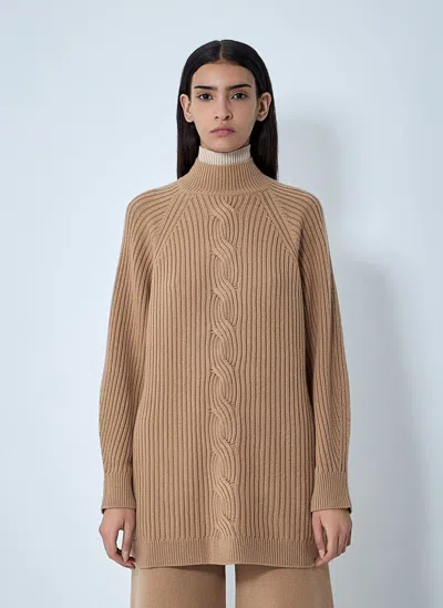 MAX MARA WOOL-AND-CASHMERE-BLEND SWEATER