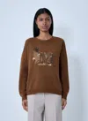 Max Mara Wool-and-cashmere-blend Sweater In Multi