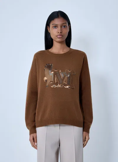 Max Mara Wool-and-cashmere-blend Sweater In Multi