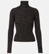 Max Mara Wool And Cashmere-blend Turtleneck Sweater In Black