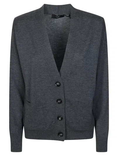 Max Mara Weekend Cashmere Blend Cardigan For Women In Blue