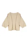 Max Mara Vals Hooded Wool And Cashmere-blend Cardigan In Nude