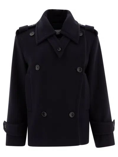 Max Mara Wool And Cashmere Coat In Black