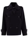Max Mara Long-sleeved Casual Jacket In Blue