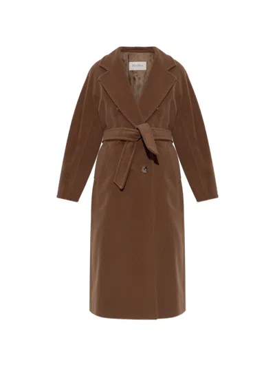 Max Mara Wool And Cashmere Coat In Brown