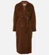 Max Mara 101801 Icon Wool And Cashmere Coat In Brown
