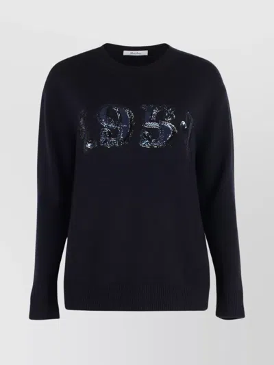 MAX MARA WOOL AND CASHMERE CREW NECK SWEATER