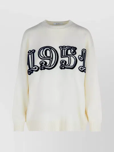 MAX MARA WOOL AND CASHMERE CREW NECK SWEATER