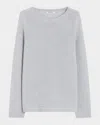 Max Mara Wool & Cashmere Crewneck Sweater In Gray