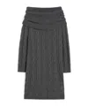 Max Mara Wool And Cashmere Dress In Gray