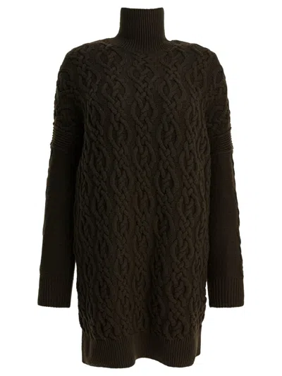 Max Mara Wool And Cashmere Dress In Black
