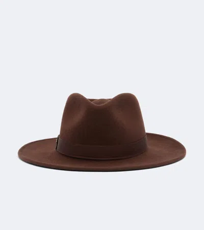 Max Mara Wool And Cashmere Fedora In Brown