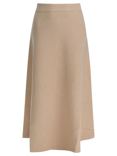 MAX MARA MAX MARA WOOL AND CASHMERE FLARED SKIRT