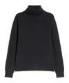 Max Mara Wool And Cashmere High-neck Sweater In Black